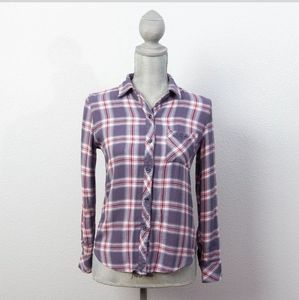 Rails Womens Flannel Button Front Size XS